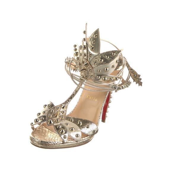 ❤️Christian Louboutin Gold Pumps❤️ - Picture 2 of 5